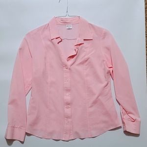 Light Pink Long Sleeve Collared Shirt